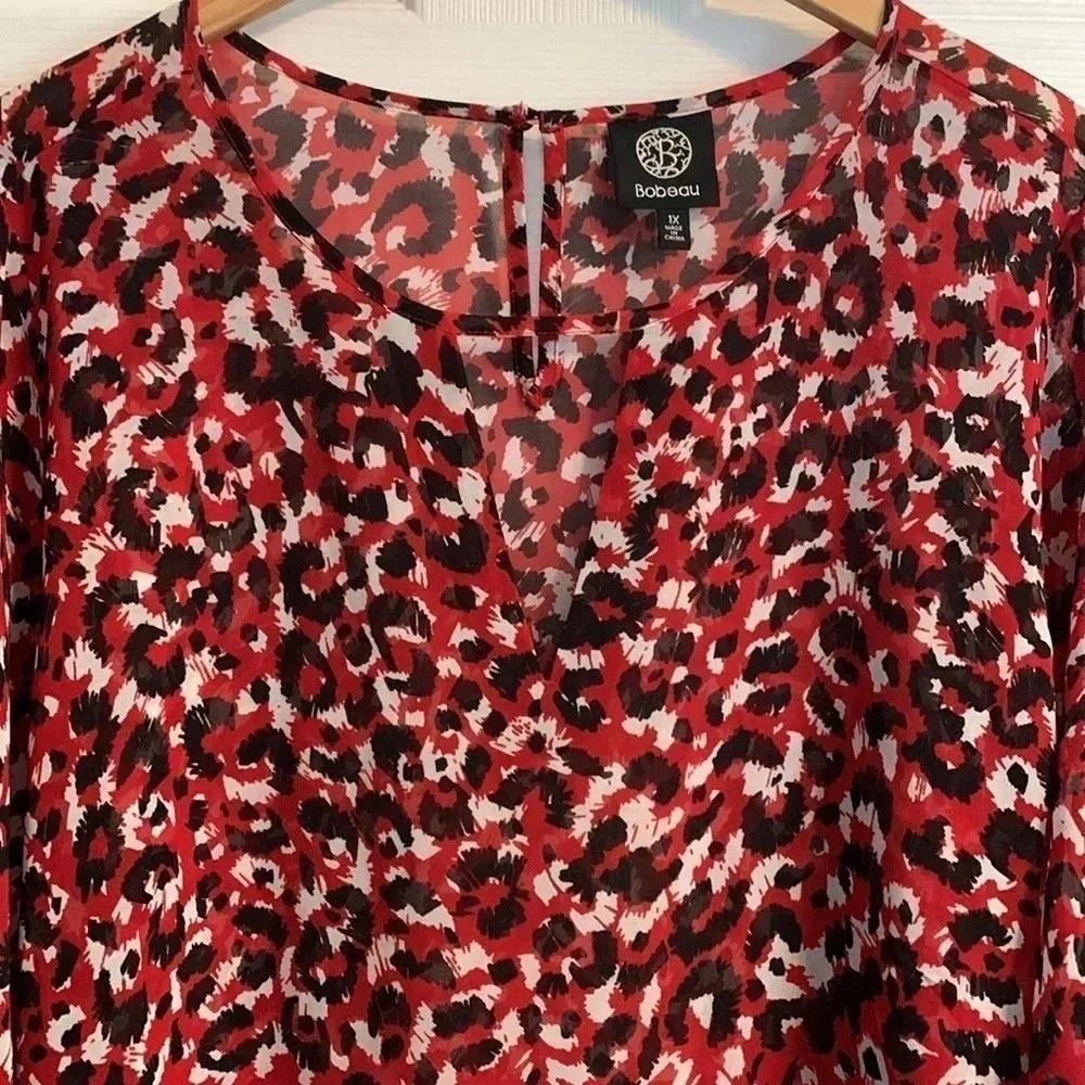 Red tunic 1X - Picture 2 of 10